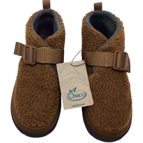 Chaco Rambler Fluff Bootie Kids Youth Natural Brown, Size 2 - Picture 4 of 11